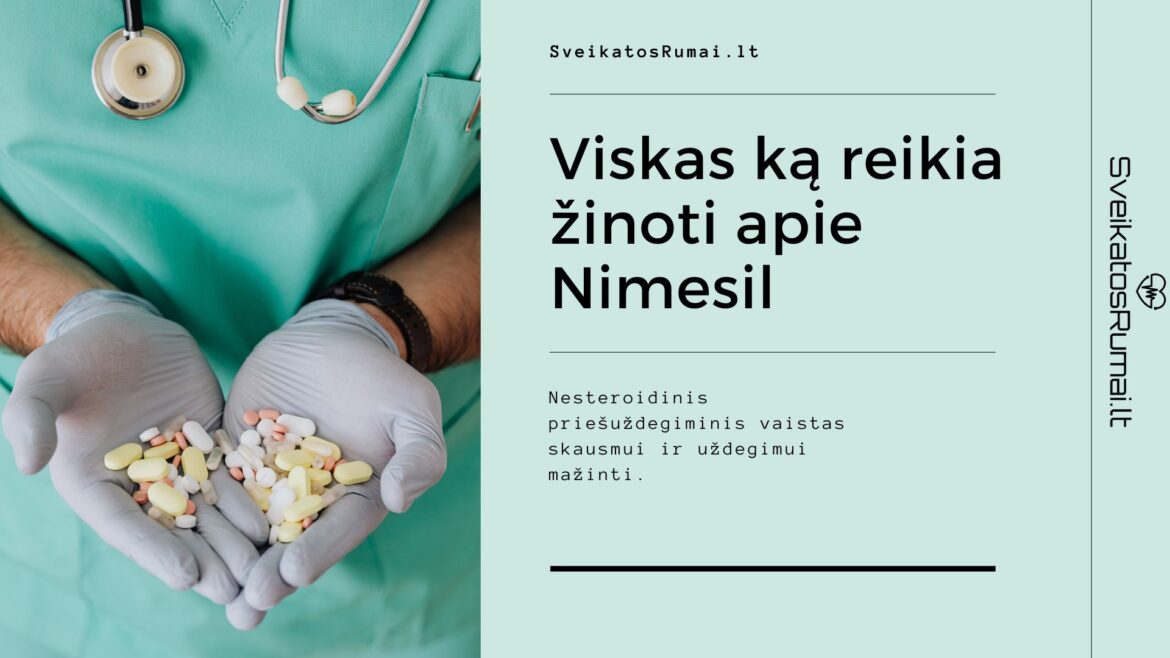 Nimesil ir zāļu tirdzniecības nosaukums, kas satur aktīvo vielu nimesulīdu. Parasti zāļu tirdzniecības nosaukumus netulko, bet, ja nepieciešams aprakstošs, stilistiski atbilstošs nosaukums latviešu valodā, to var raksturot kā:

**Nimesulīda pulveris** vai **pretsāpju un pretiekaisuma līdzeklis Nimesil (nimesulīds)**

Taču, oficiālai vai farmaceitiskai lietošanai korekts būs nosaukums **Nimesil** arī latviešu valodā, kā tas tiek lietots zāļu reģistros Latvijā.