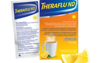 Theraflu gripui ir gerklės skausmui